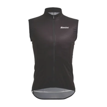 SANTINI - Chaleco Rompeviento Nebula - Negro