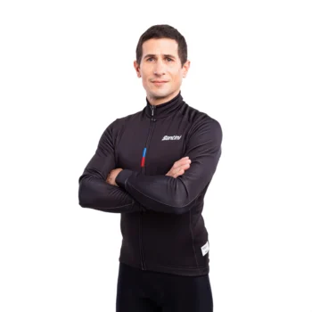SANTINI - Campera De Invierno UCI Rainbow Official Black Unisex