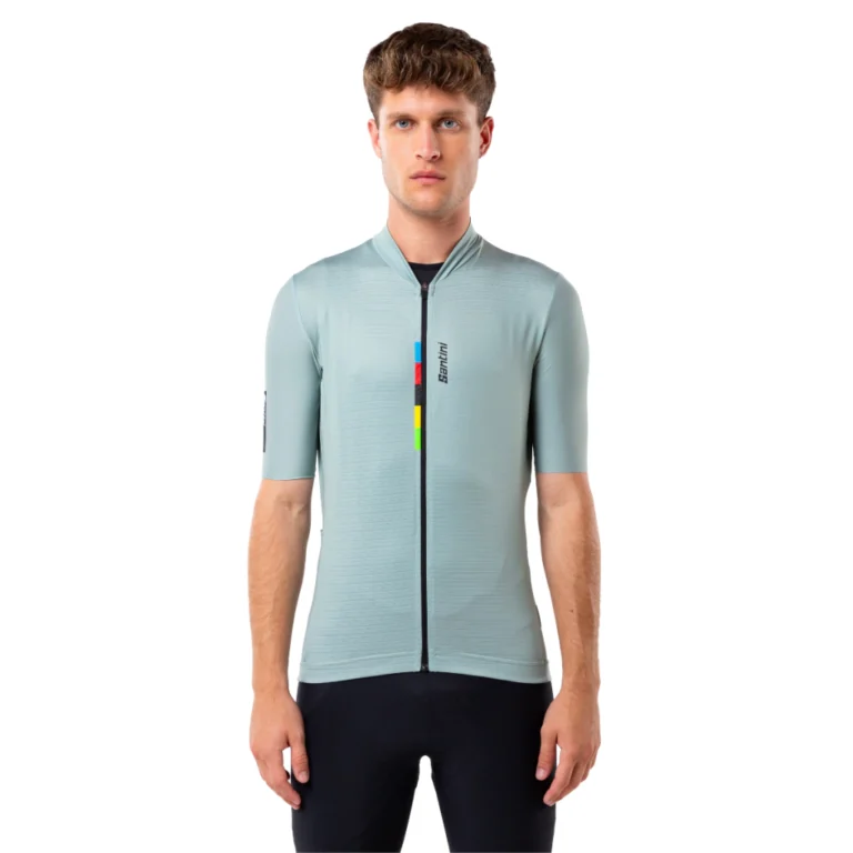 SANTINI - Jersey UCI World Championships Official Green Hombre