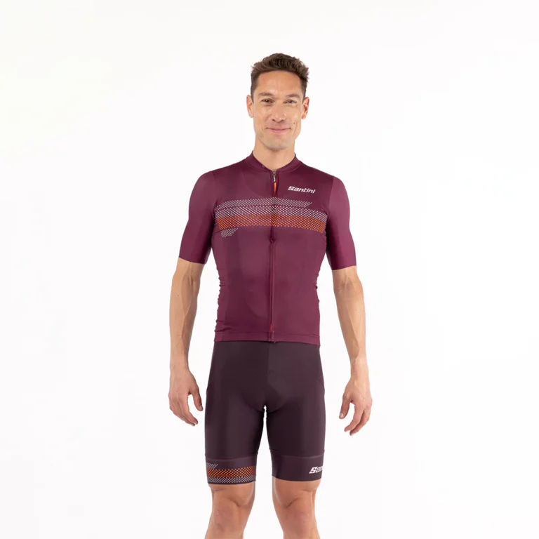 SANTINI - Jersey Horizon 25 Burgundy Hombre