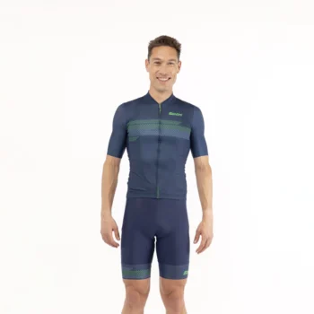 SANTINI - Jersey Horizon 25 Marino Hombre
