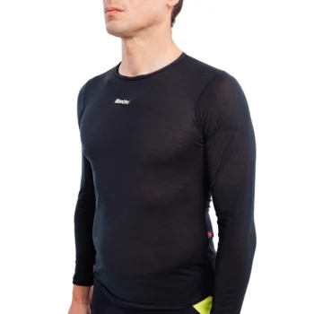 SANTINI - Primera Piel Dry Black Manga Larga Hombre