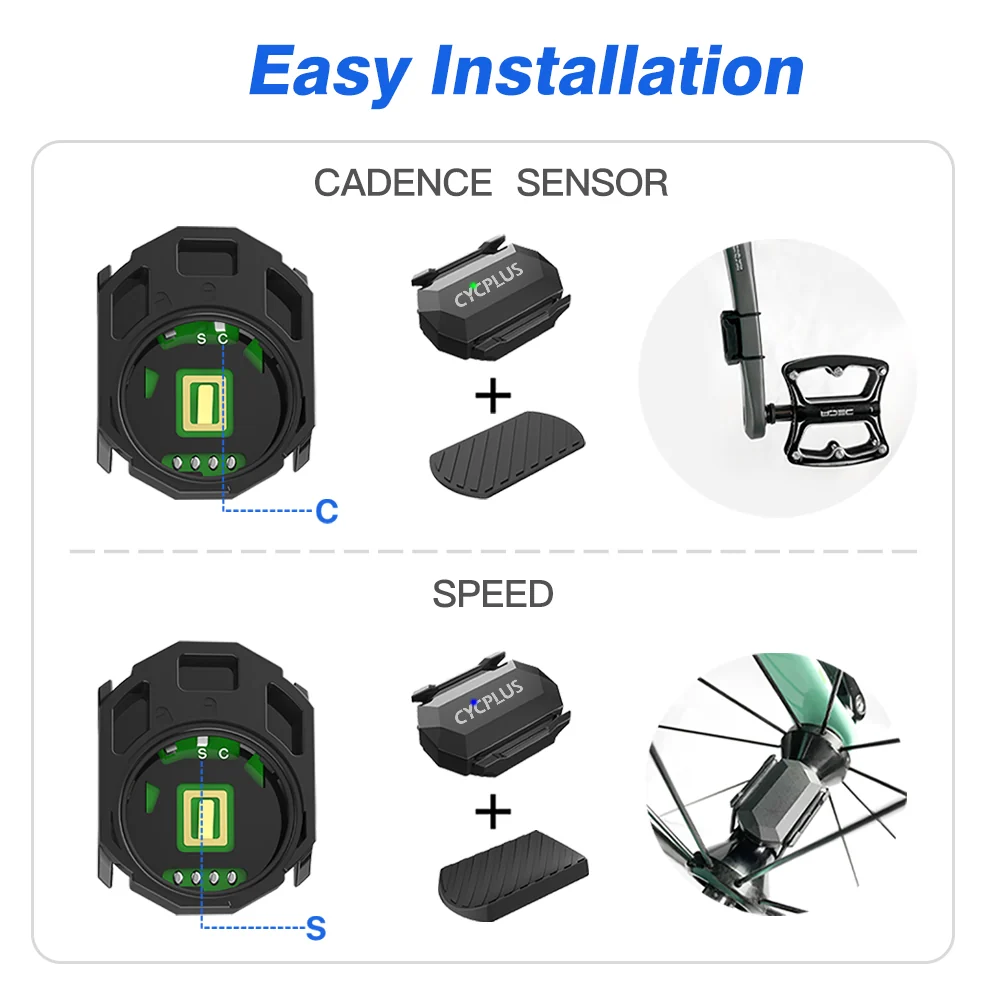 CYCPLUS - Sensor 2 en 1 Cadencia / Velocidad C3 - Imagen 3